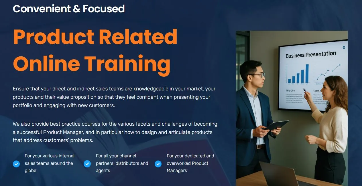 What Product Training Online is about